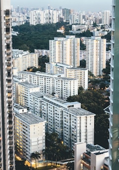 Aerial Photography of buoildingms
