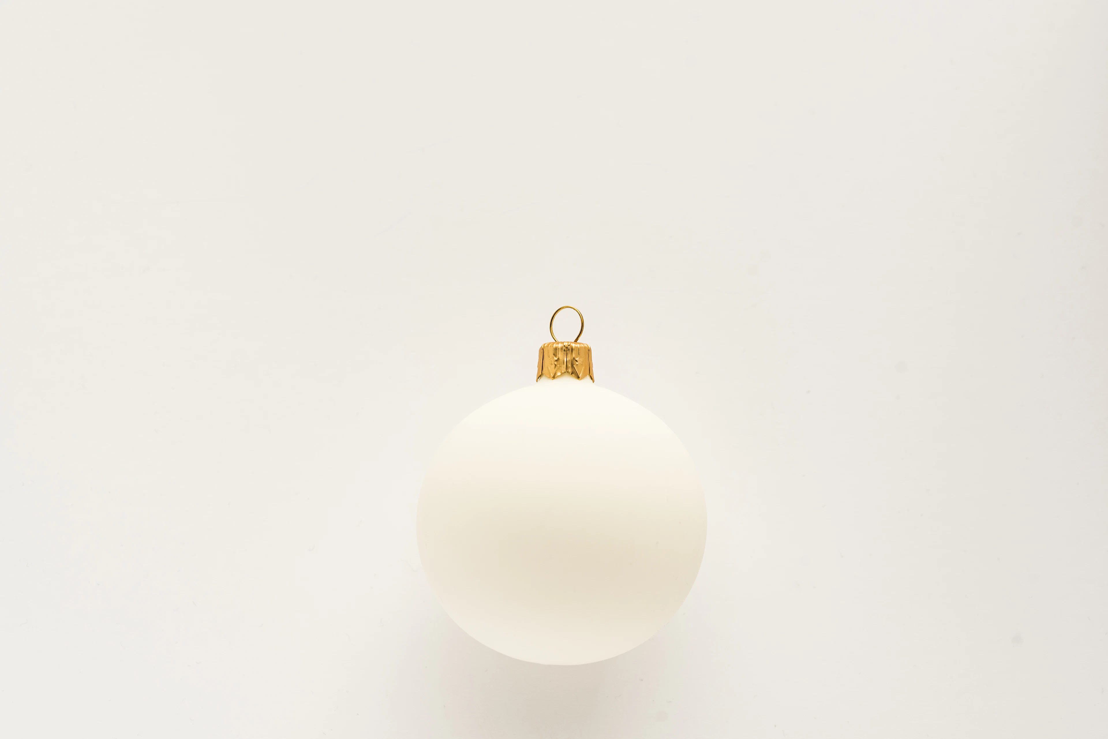Bola de porcelana blanca