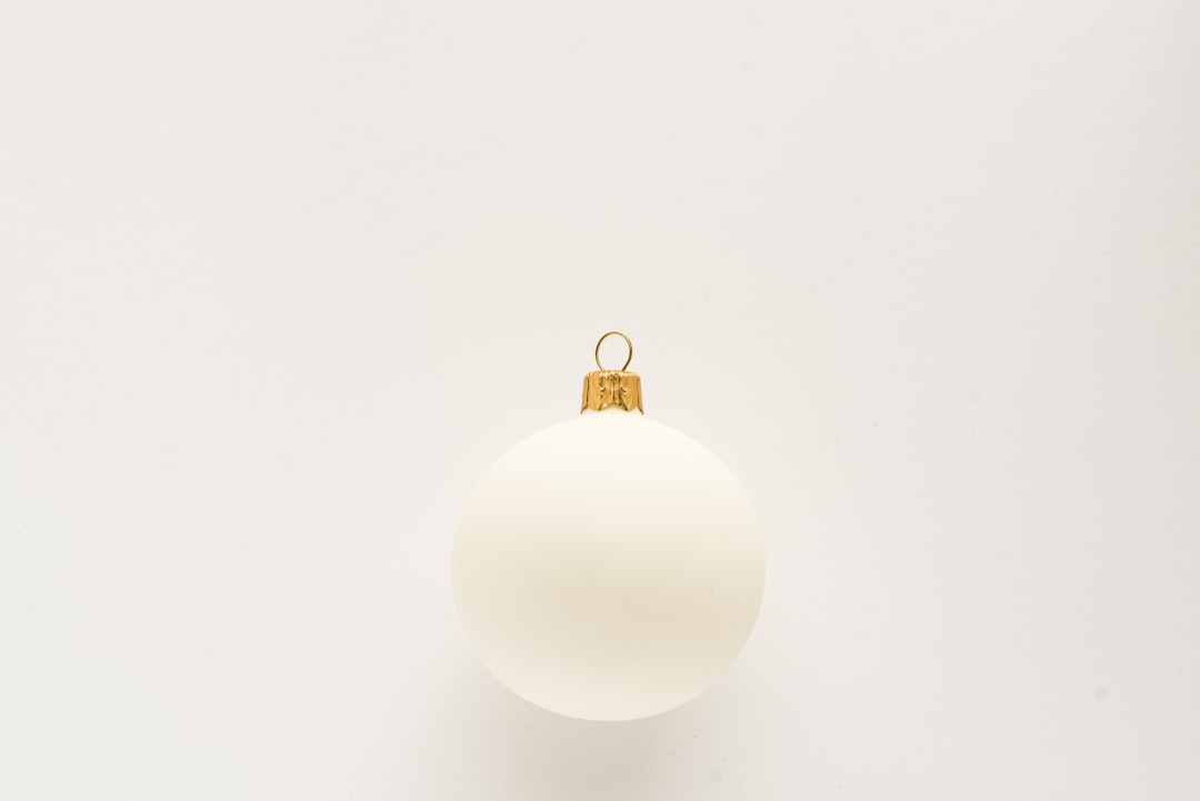 white bauble,