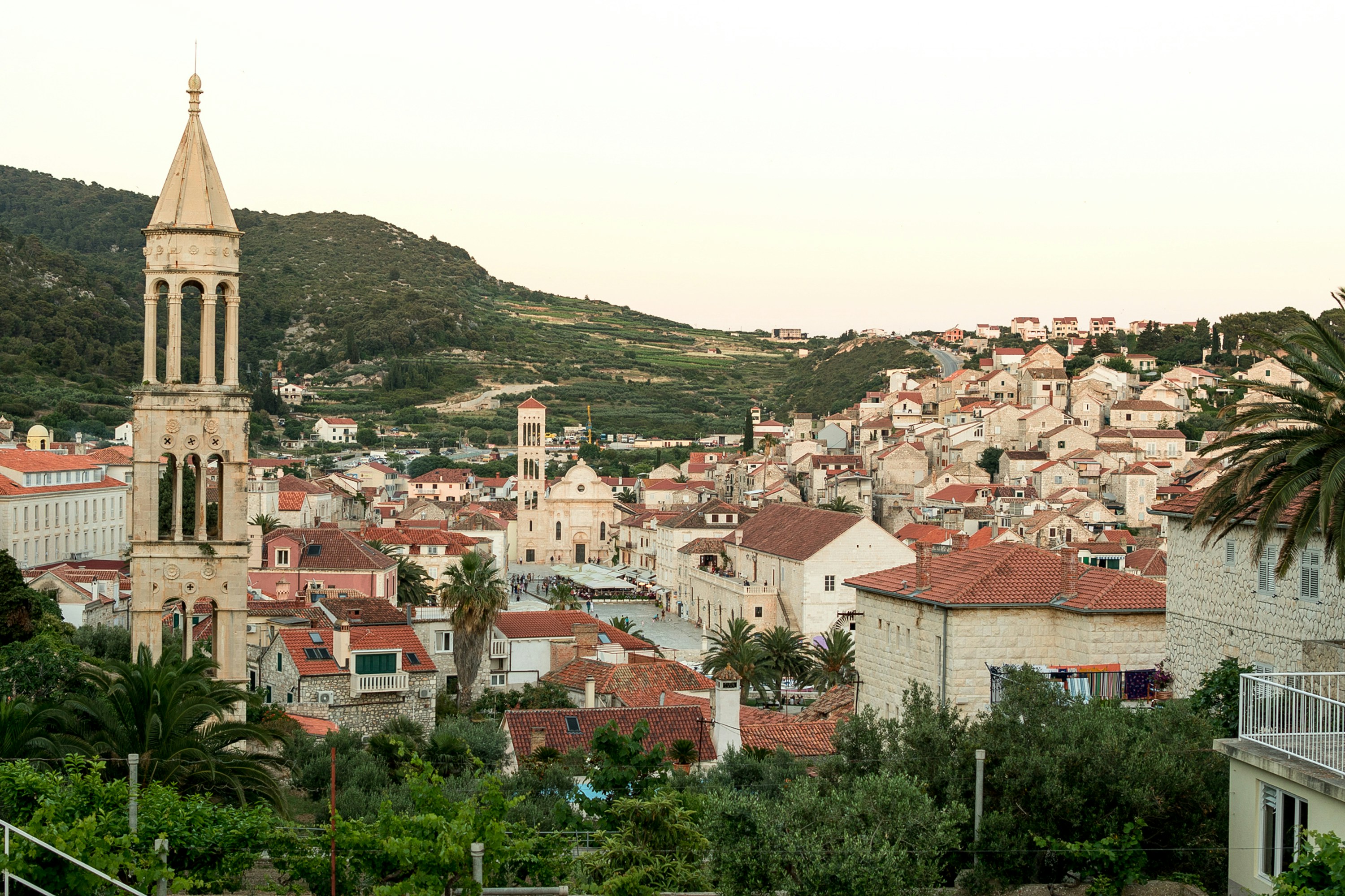 red and white houses during daytime, 