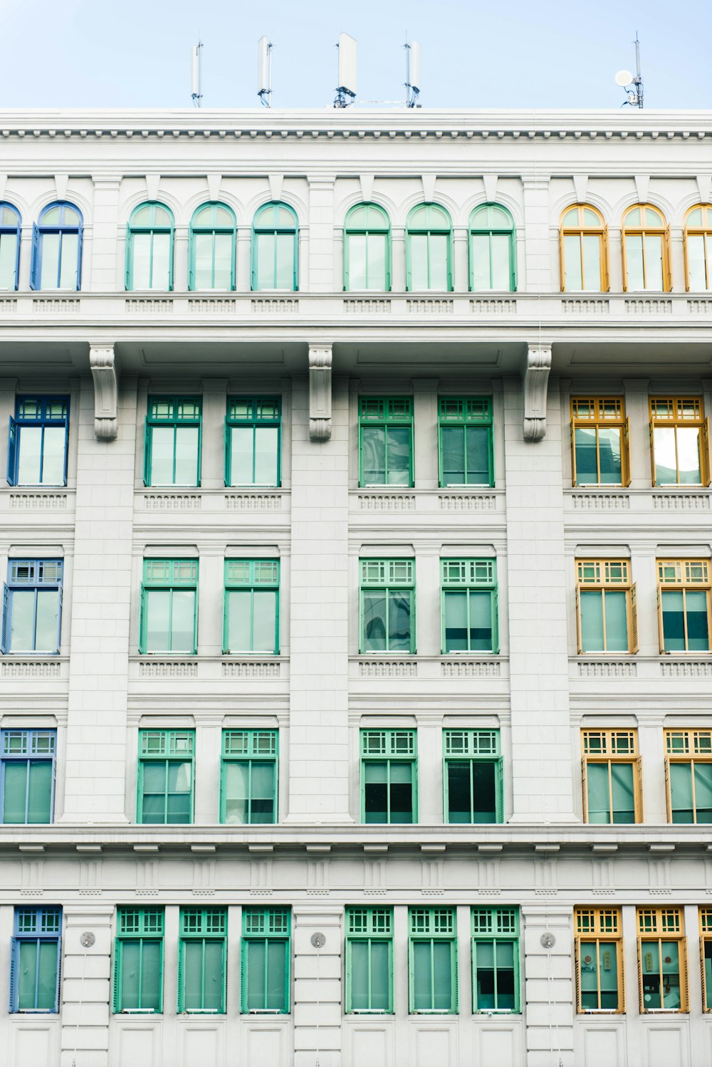 white concrete building