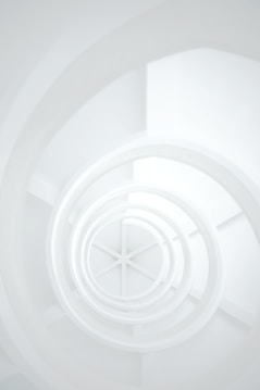 low angle photography of stairs