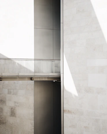 A minimalist architectural shot highlighting clean lines and soft shadows.