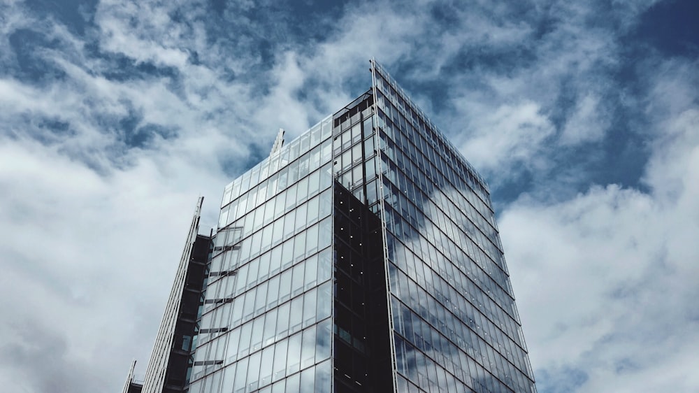 low angle view of high-rise building