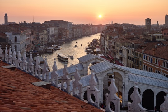 Grand Canal, Venice in Fontego dei Tedeschi Italy