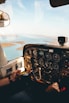 person taking photo inside aircraft