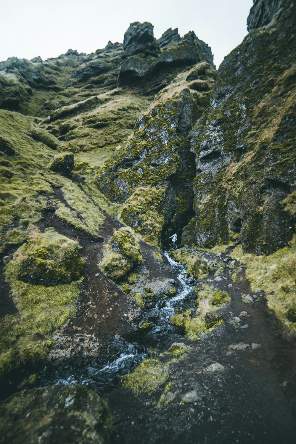 photo de paysage de montagne