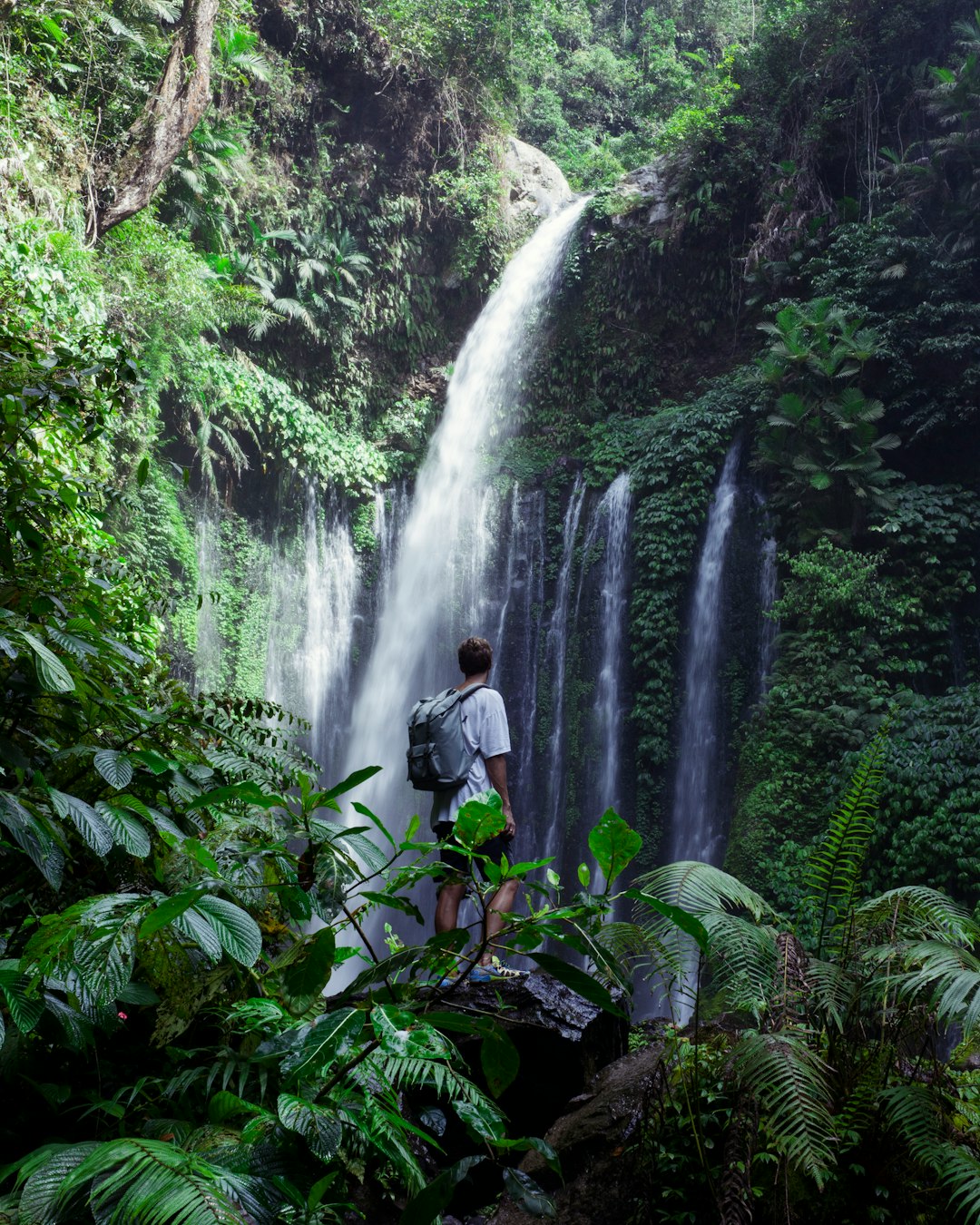 Waterfall photo spot Lombok West Nusa Tenggara
