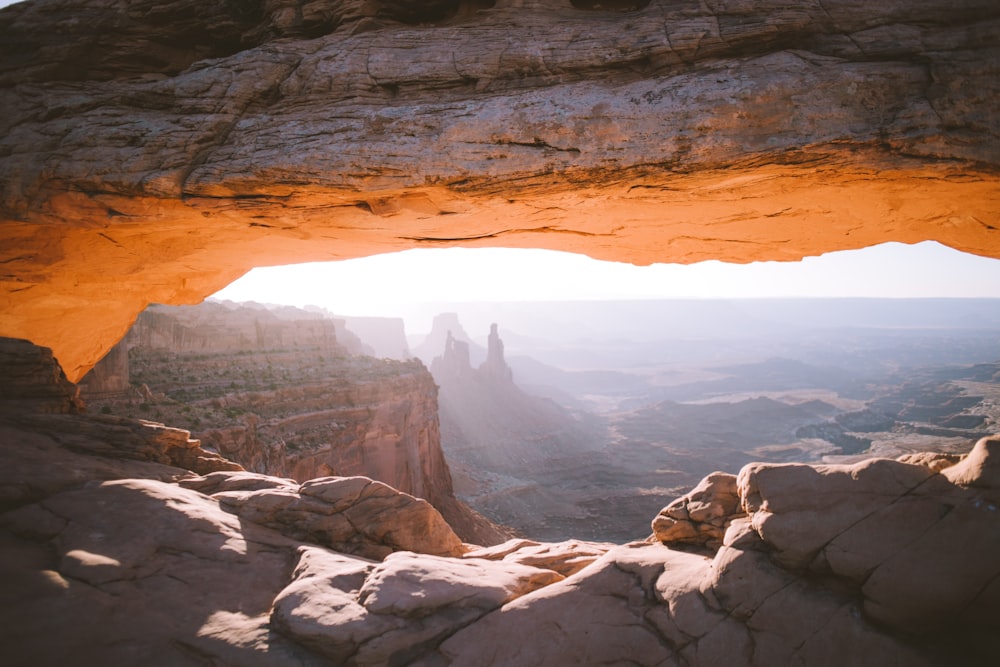 brown canyon during daytime