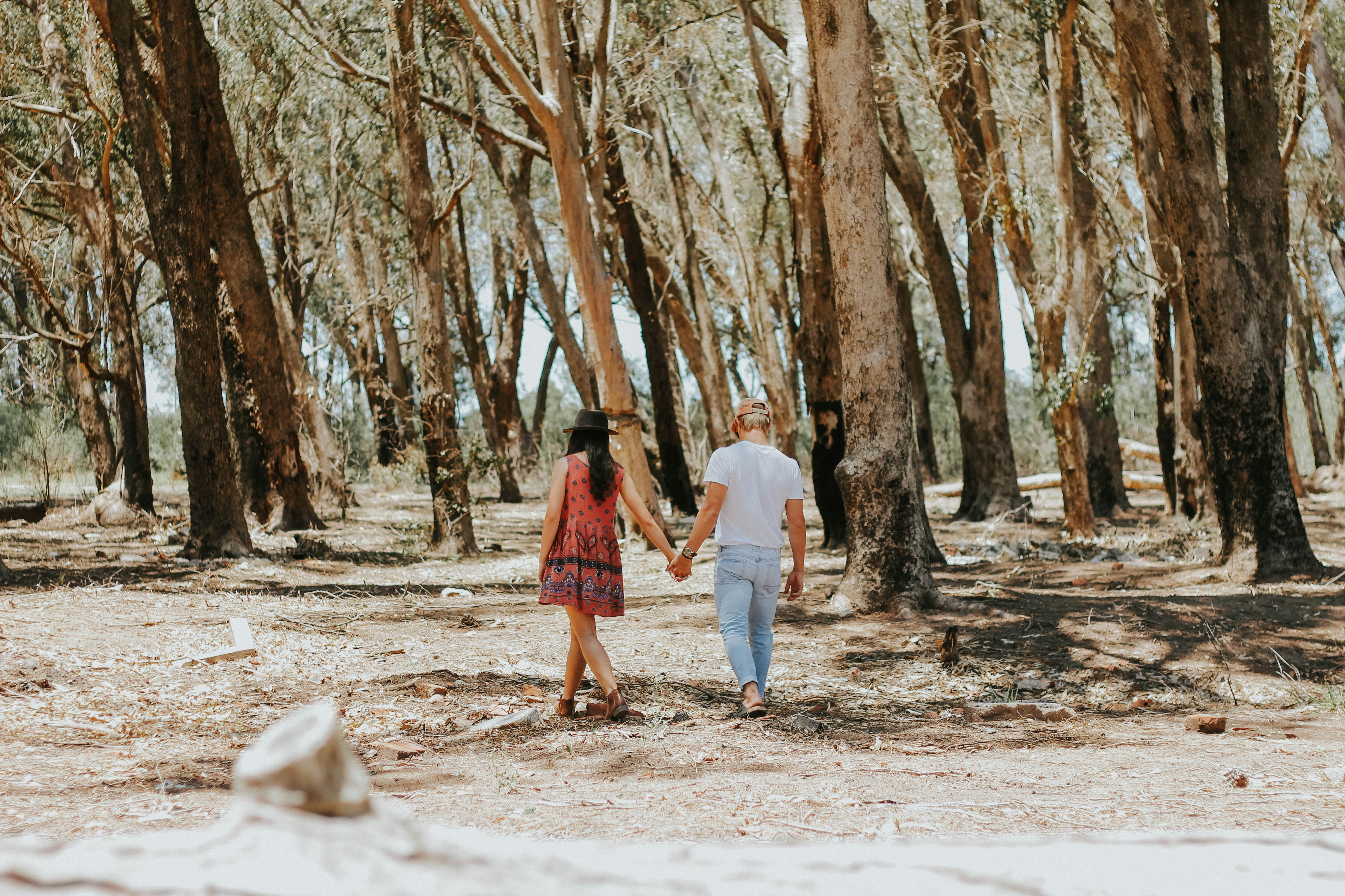 A couple in forest 
