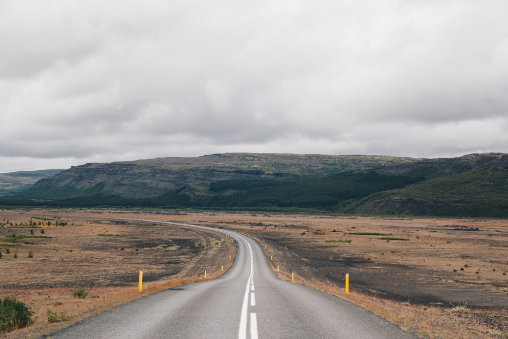 empty gray highway