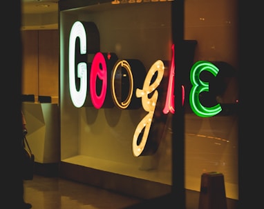 Google light signage