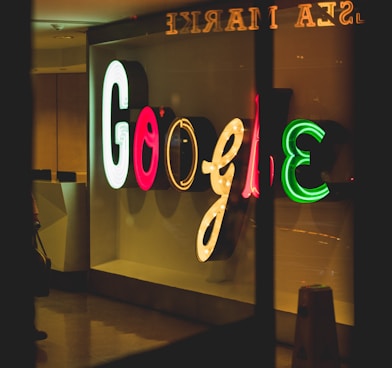 Google light signage