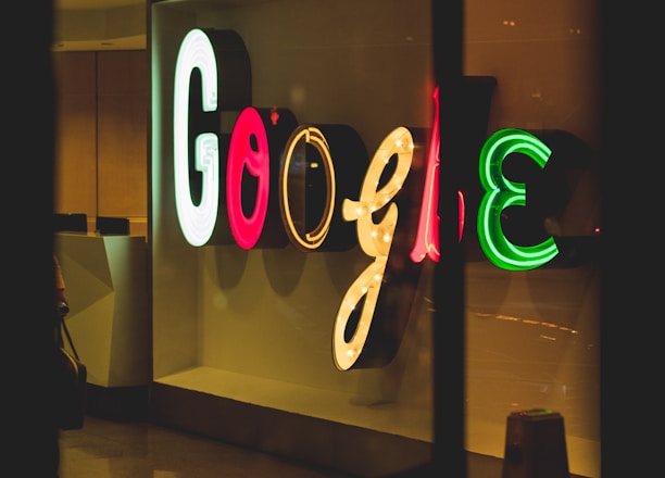 Google light signage