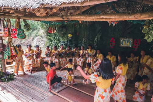 children dancing traditional dance
