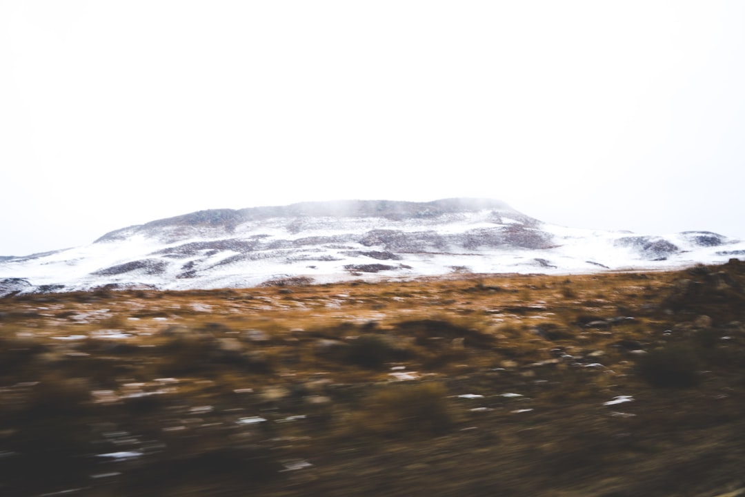 timelapsed photo of a mountain