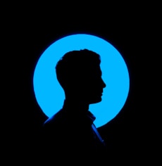 silhouette of man illustration