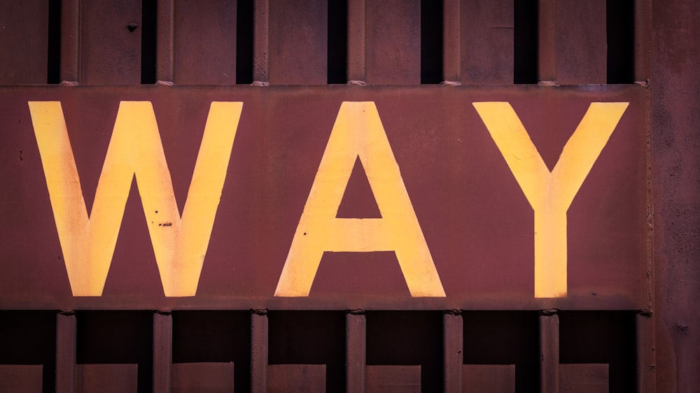 way wall signage