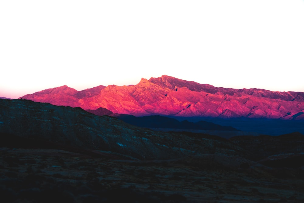 montagne pendant la journée