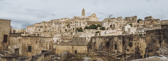 landscape of photography of city in Matera Italy