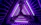 purple and black pyramid wallpaper