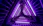 purple and black pyramid wallpaper