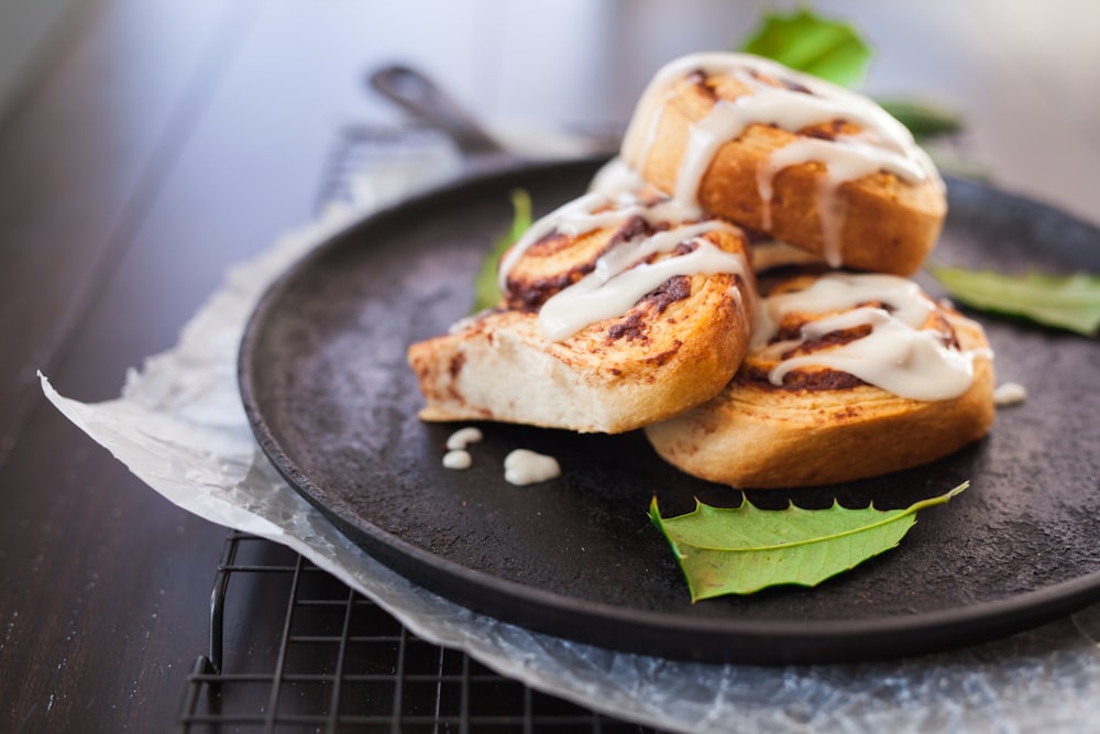 cinnamon bread on skillet