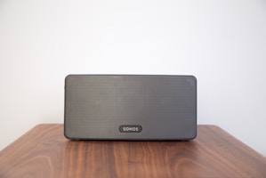 black Bluetooth speaker