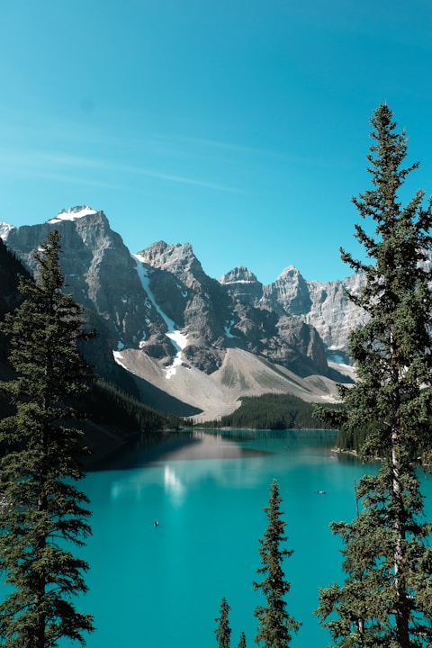 landscape photo of mountain near body of water