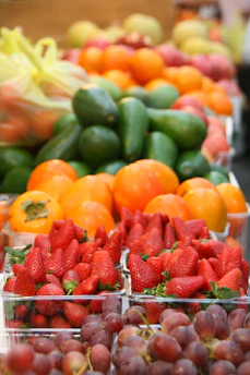 variety of fruits