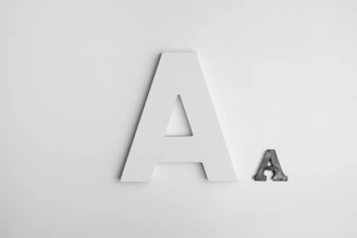 A decorative lettering