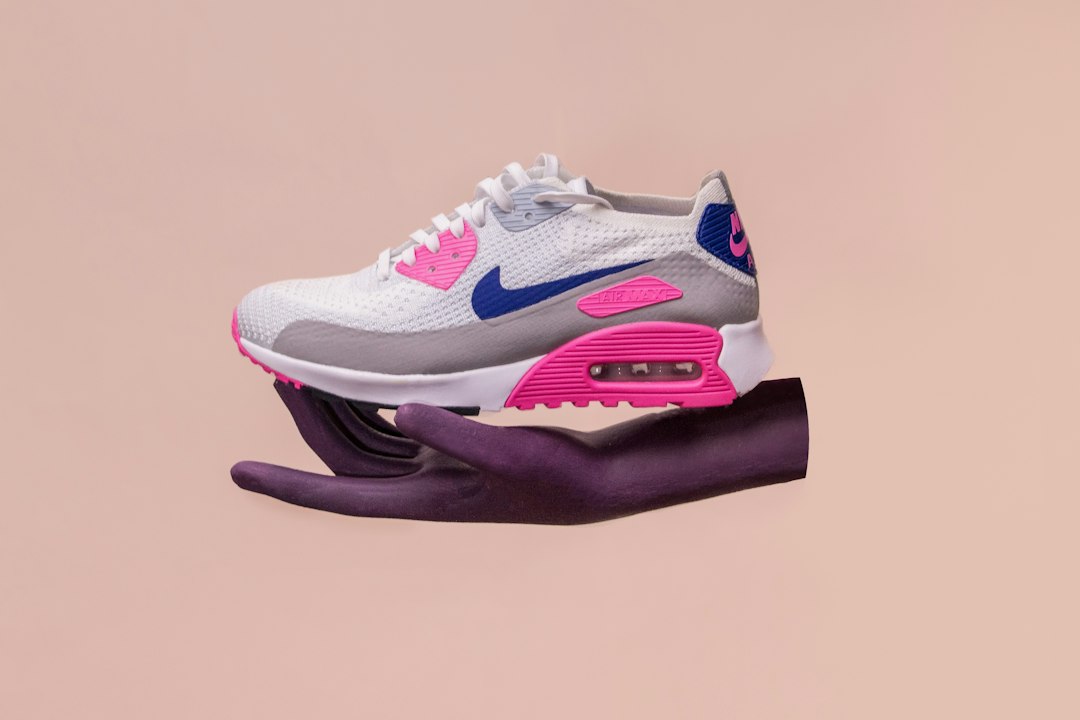 trainers on pavement