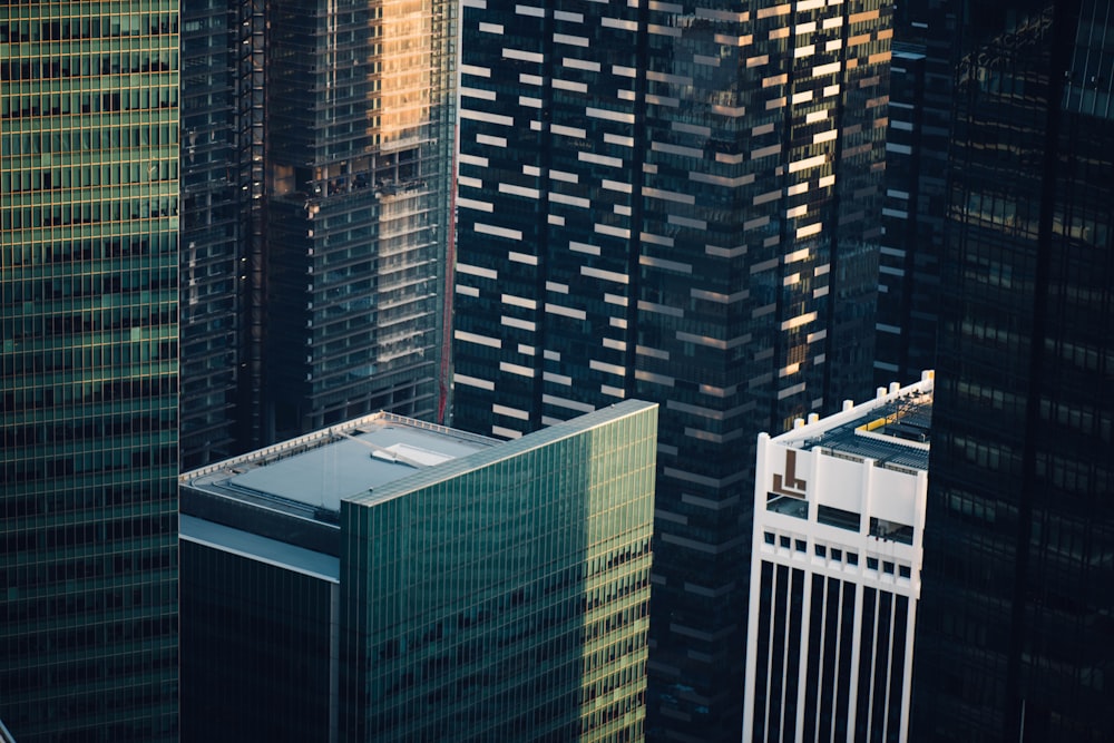 gray concrete buildings