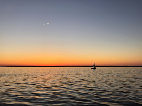 sail boat on calm body of water in Steinhuder Meer Germany