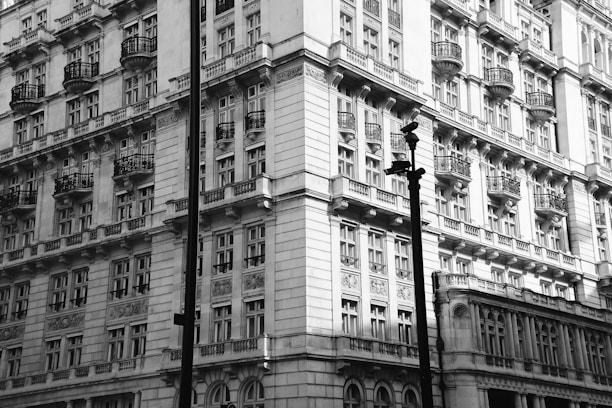 A stylish Glasgow tenement building showcasing classic architecture.
