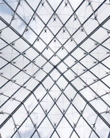 low-angle photo of gray metal frame