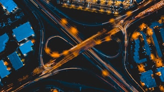 time lapse photography of street during nighttime