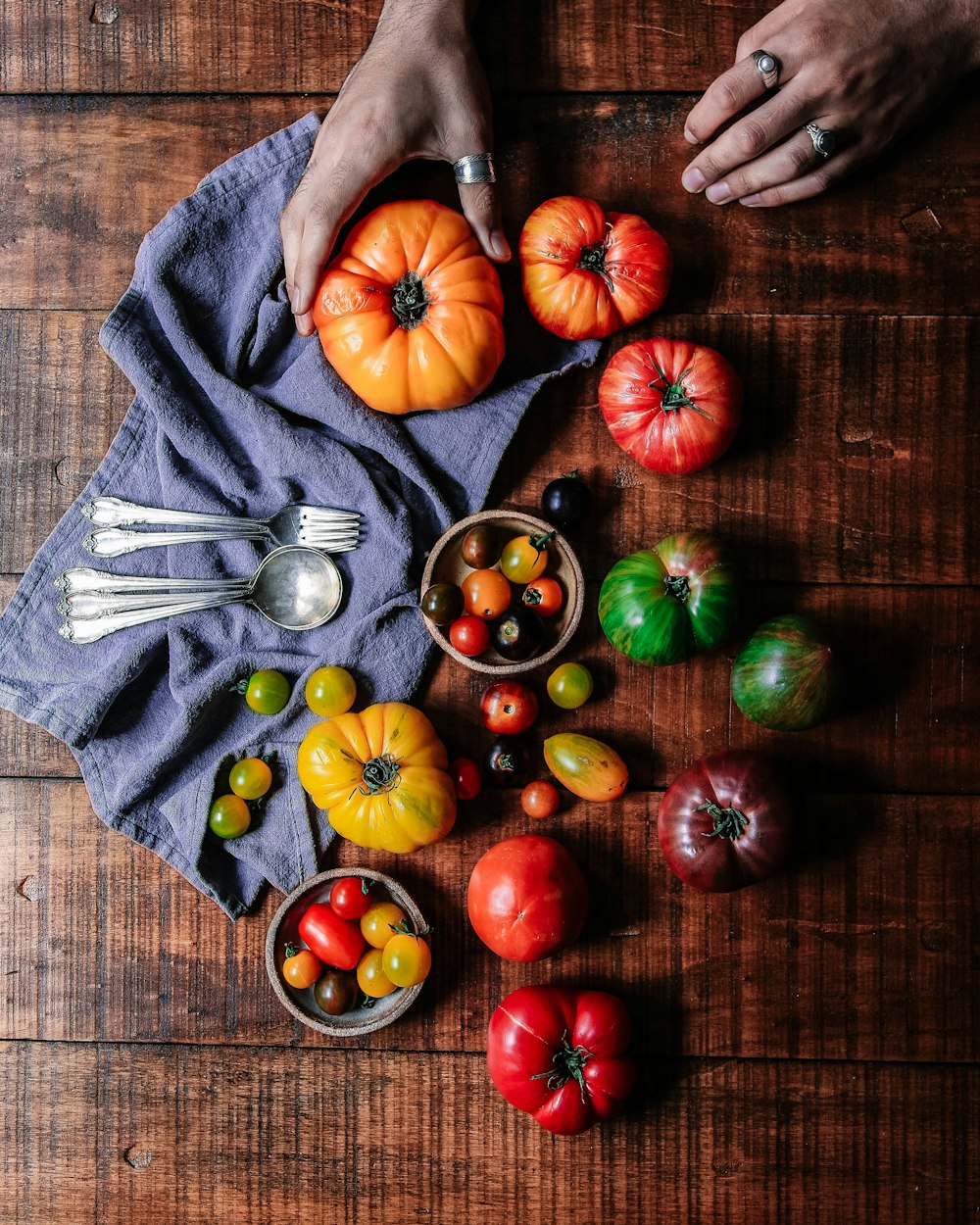 assorted-color of vegetables on top of brown wood