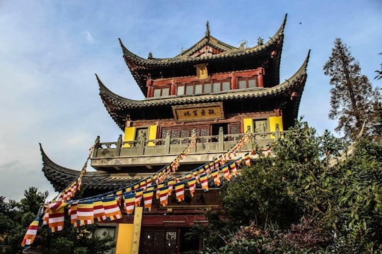 Chinese temple in Shanghai China