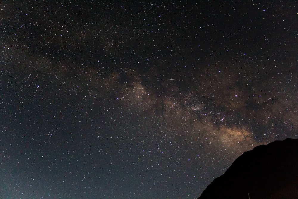 photo of stars and milky way