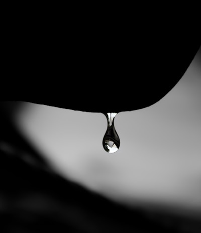 macro shot of water drop