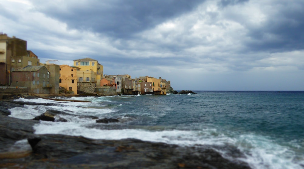 photo of house near shore