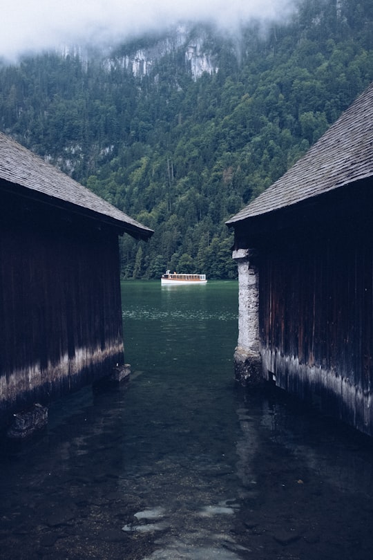 white boat during daytime in Königssee Germany