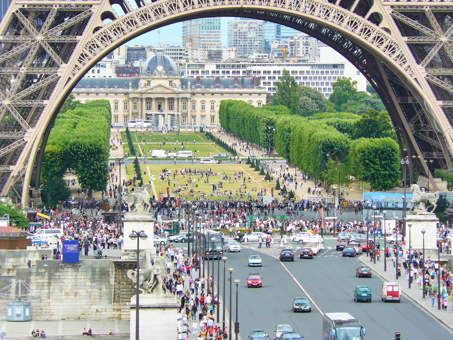 Eiffel Tower and Paris city journey