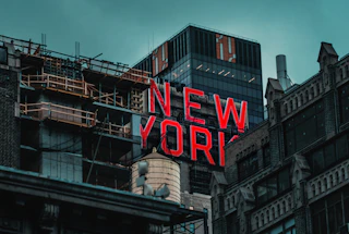New York signage