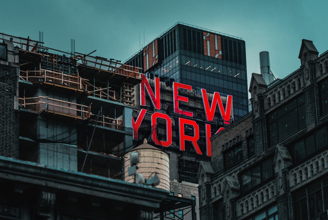 New York signage, New York letters