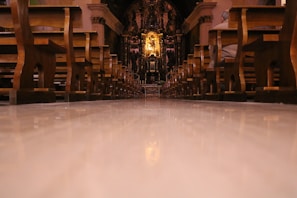 low angle photography of cathedral