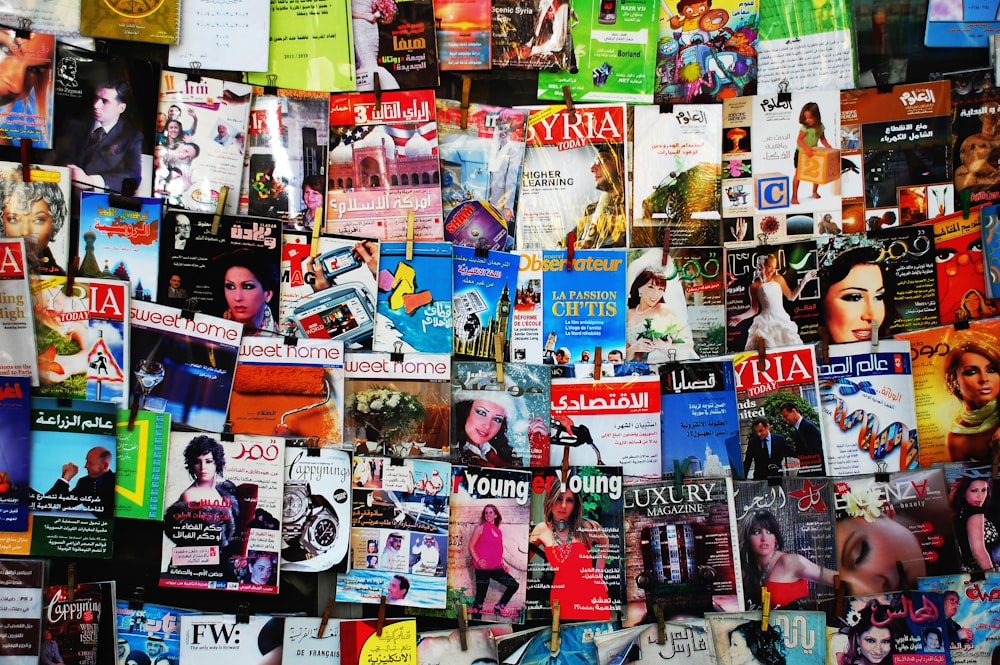 Collection de magazines assortis