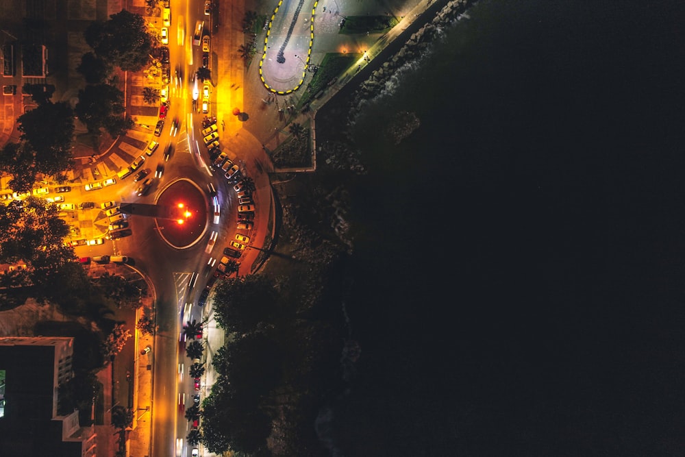 aerial photography of concrete city buildings