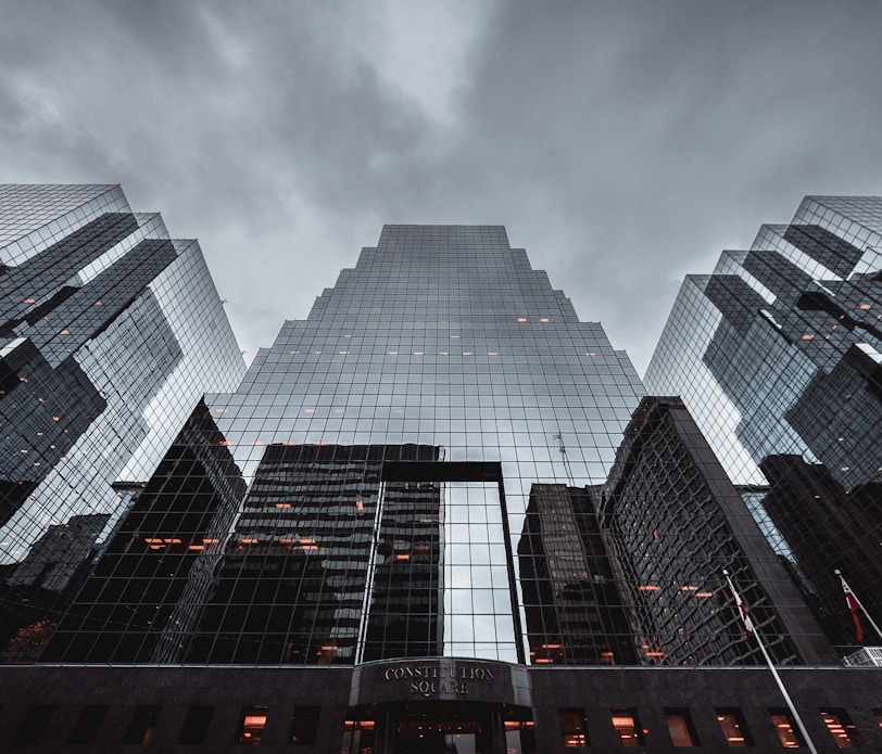 low angle photography of high-rise building